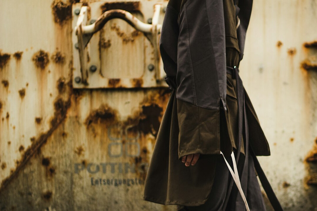 mysterious detective in coat